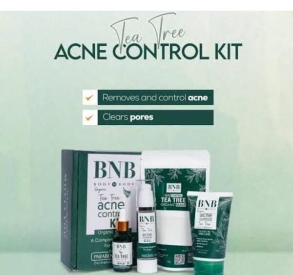 Tea Tree Organic Acne Control Facial Kit - Image 2